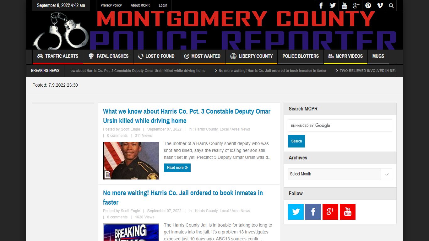 Montgomery County Police Reporter